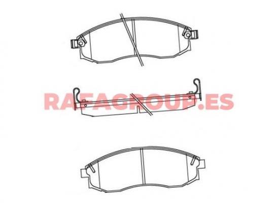 RG6889 - Pastillas de freno